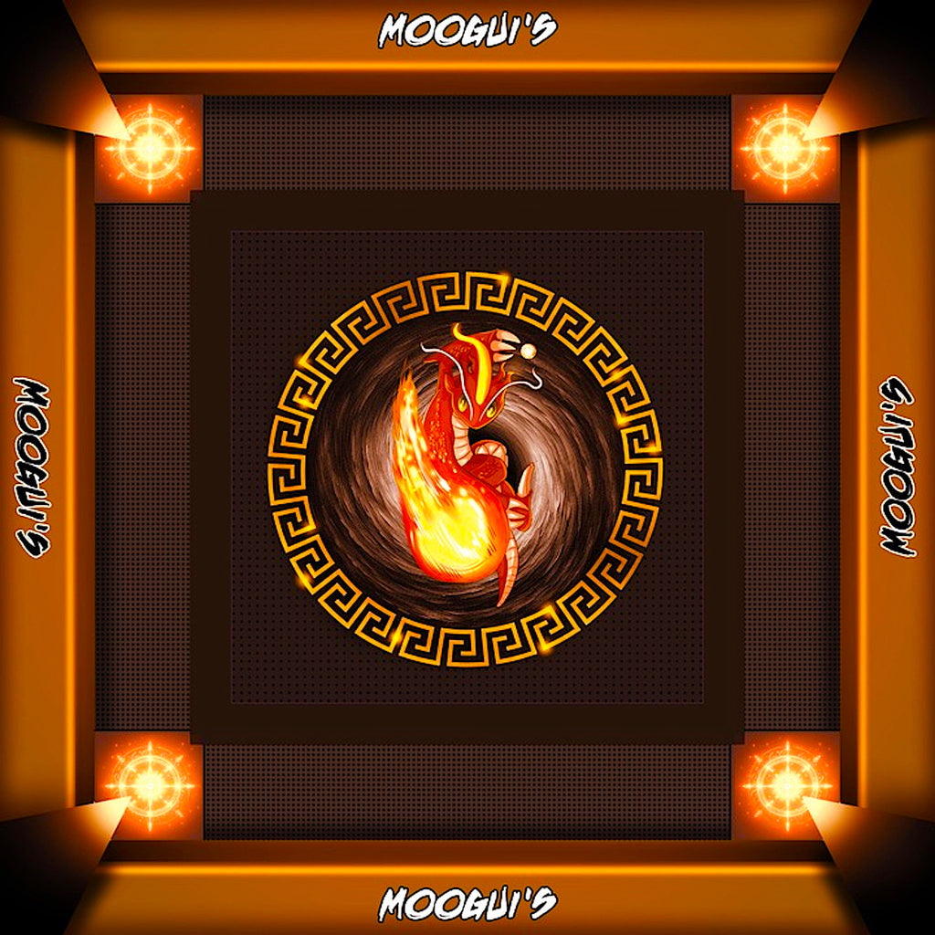 Arène de jeu officielle Moogui’s – 60x60cm – Néoprène antidérapant 🇫🇷