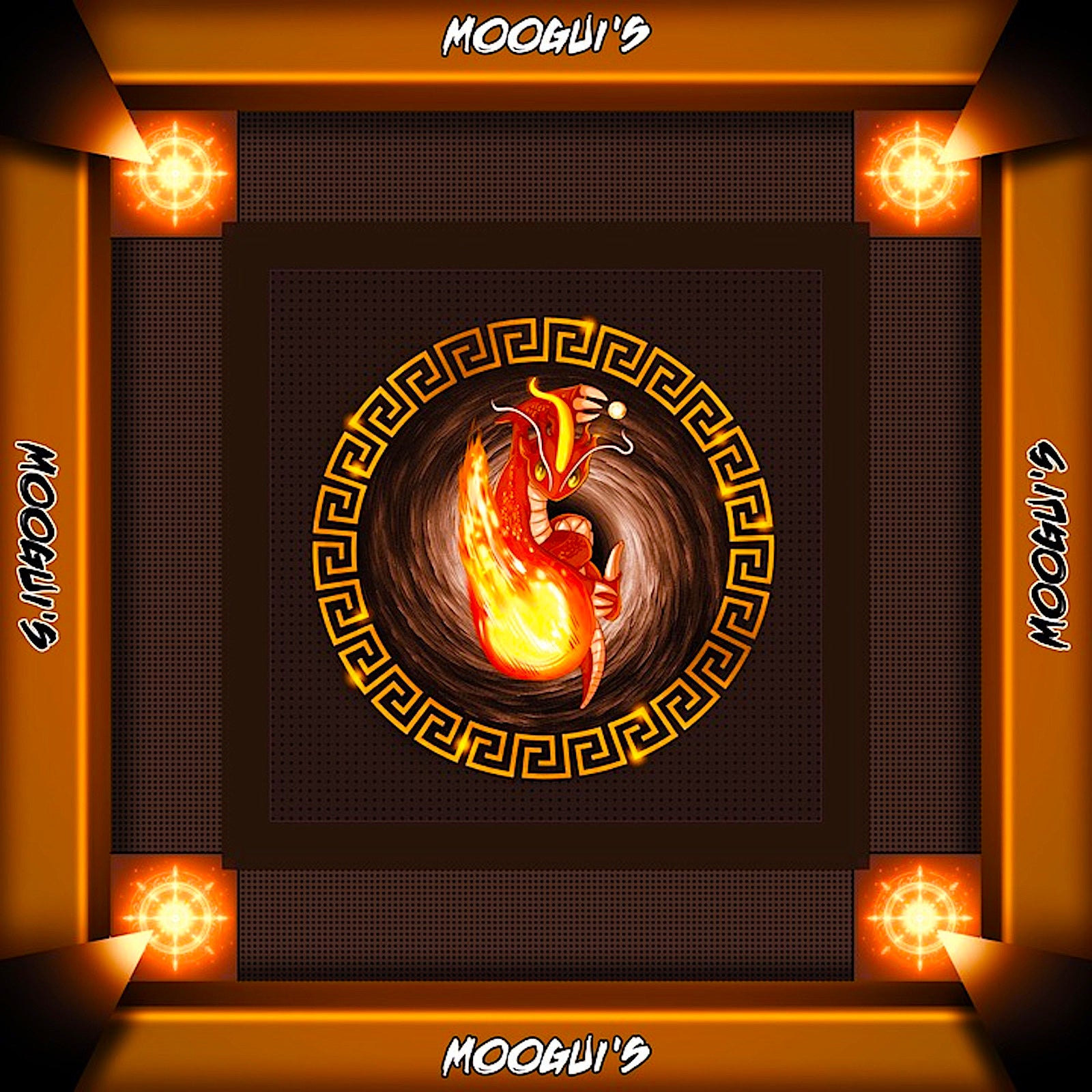 Arène de jeu officielle Moogui’s – 60x60cm – Néoprène antidérapant 🇫🇷